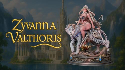 Zyvanna Valthoris: 3d elf Pin-Up