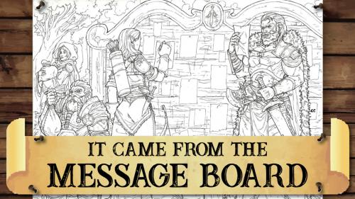 It Came From the Message Board