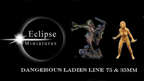 75mm High Quality Resin Dangerous Ladies Miniatures