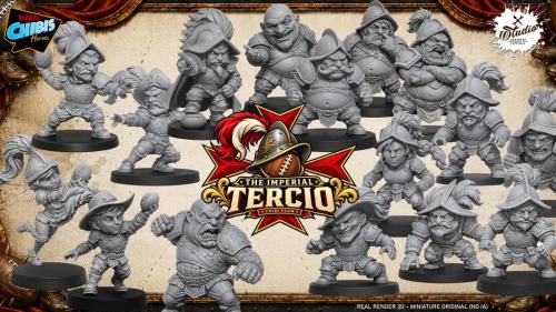 TERCIOS IMPERIAL TEAM BLOOD BOWL/FANTASY FOOTBALL chibi team