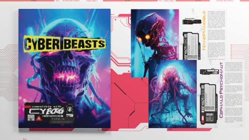 Cyber Beast - Art Zine | 40 CY_BORG Characters