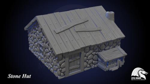 House #5 (Stone Hut)_Printable STL Files