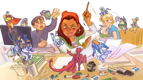 Cartooner: A Comic-Drawing Game