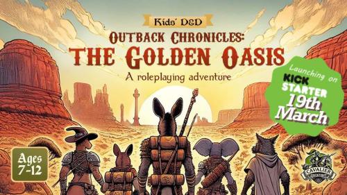 The Golden Oasis: A D&D Inspired Adventure for Kids!