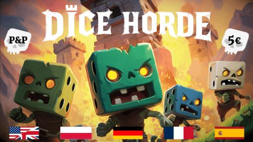 🎲Dice Horde👹- Two-page Print-and-Play Roll-and-Write 🚫✂️