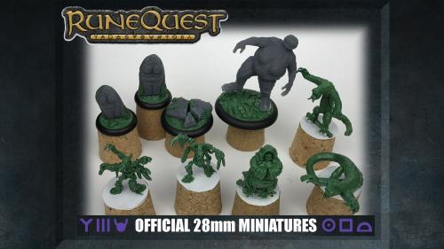 RuneQuest Quickstarter Miniatures