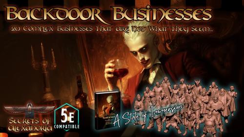 Backdoor Businesses- 20 dubious places for Dnd 5e (D&D)