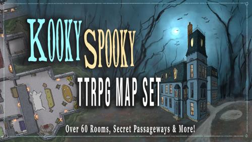 Kooky Spooky RPG Map