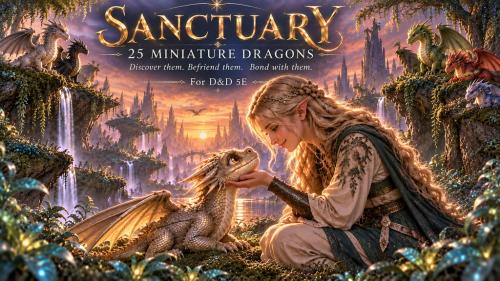 Sanctuary: 25 Miniature Dragons
