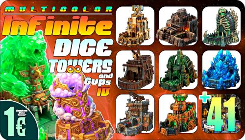 Infinite Dice Towers and Cups Vol.4