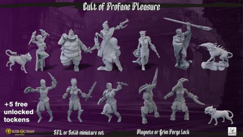 Court of Profane Pleasures - Warband in the warp stone city