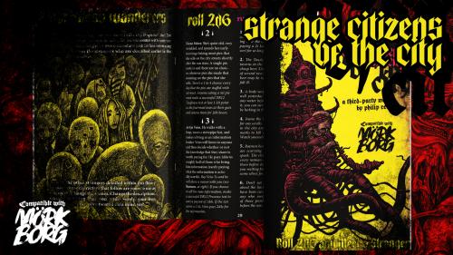 Strange Citizens of the City, a Third-Party Mörk Borg Book