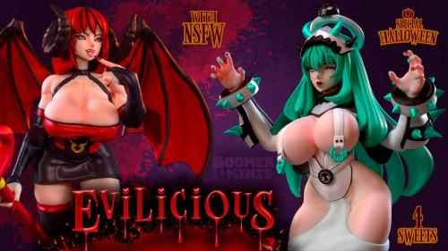 Evilicious Special Halloween Ed. - STL Files for 3D Printing (Canceled)
