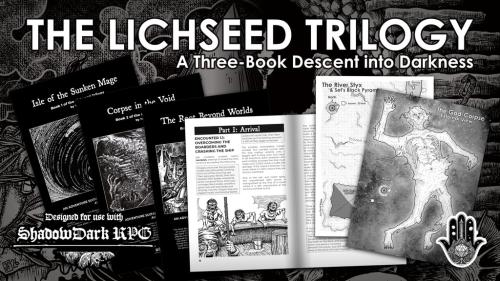 The Lichseed Trilogy for Shadowdark: Death Awaits!