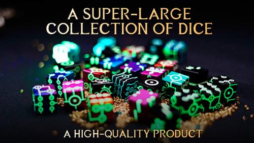Super glow dice set