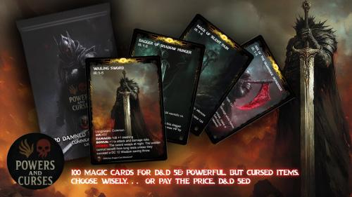 100 Damned Items – Digital Item Cards for D&D