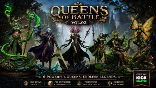 Queens of Battle vol.02 STL