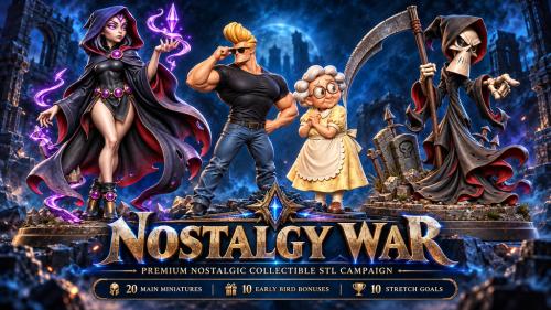 Nostalgic War Miniatures - STL Files for 3D