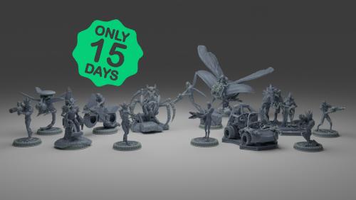 Swarm - a 3D Printable SCI-Fi set - Make 100