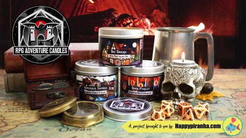 Gaming Candles for Dungeons & Dragons & RPG Board games DnD