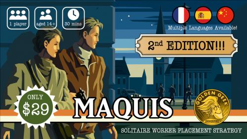 Maquis: 2nd Edition - Reprint with NEW Content!
