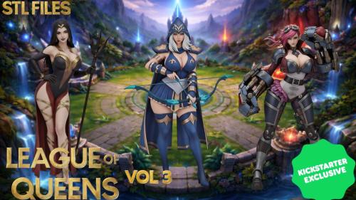 League of Queens – SFW & NSFW Seductive STL Collection Vol.3