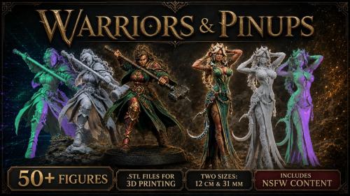 WomenWomenWomen vol.2 : Warriors & Pinups 31mm/75mm!!!