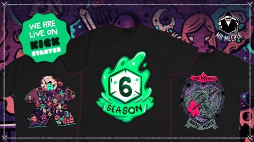 Mr Meeple Board Games T-shirts Season Six
