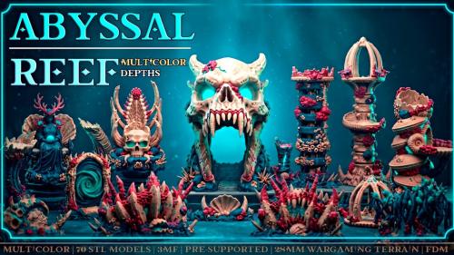 Abyssal Reef: Multicolor Depths | Print & Play