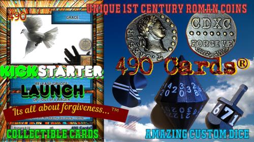 490 Cards® Alpha Instantiation TCG Coin & Dice | No Trivia