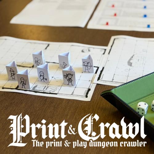 Print & Crawl: The print & play dungeon crawler