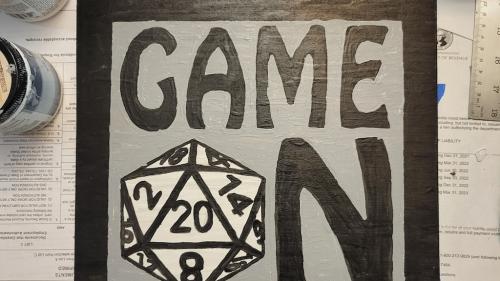 Game On Plaque