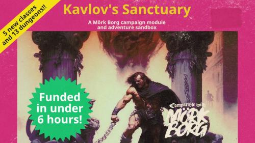 Kavlov s Sanctuary | A Mörk Borg compatible campaign module