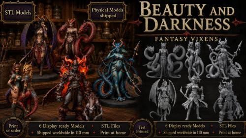 Beauty and Darkness | STL and Physical Models
