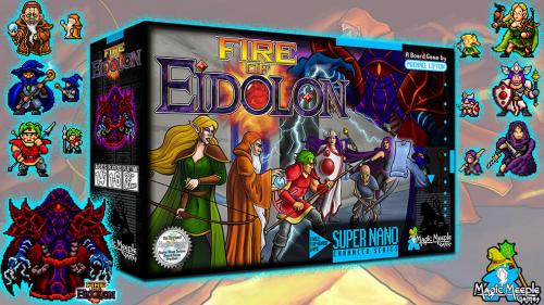 Fire of Eidolon - 16-Bit Inspired Co-Op Dungeon Board Game