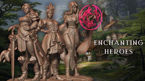 Enchanting Heroes - STL Miniatures