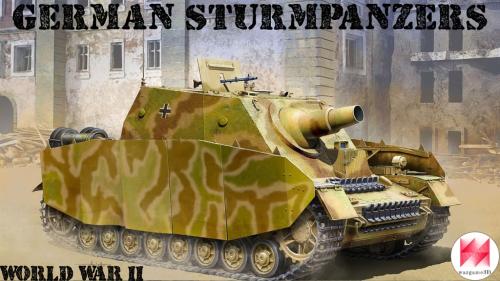 German STURMPANZERS of WW2 (scale 1:56)