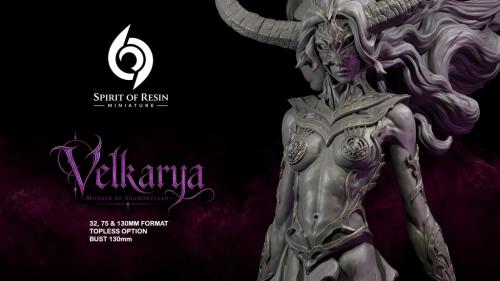 Velkarya, Mother of Shadowflesh - Dark Fantasy Female STL