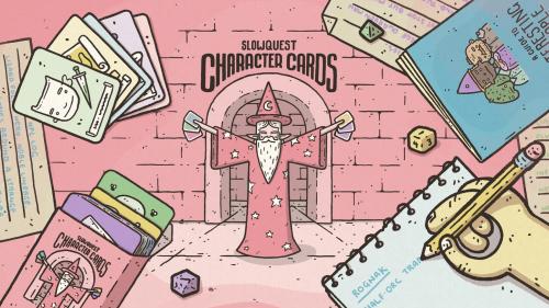 Slowquest Character Cards: a tool for creating heroes & npcs