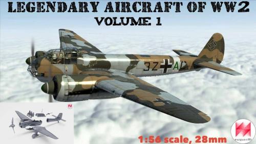 LEGENDARY Aircraft of WW2 - Volume 1 (scale 1:56, 28mm)