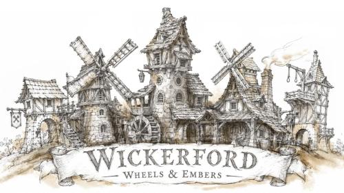 Wickerford: Wheels & Embers - Medieval Town STL