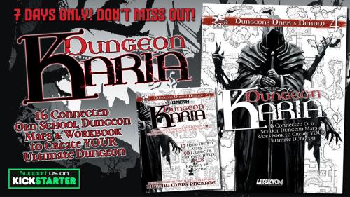 DUNGEON KARIA: GM Workbook & Connected Maps DnD 5e OSR