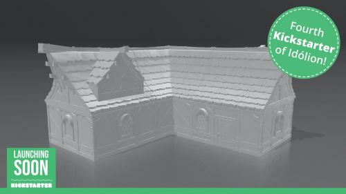 IdÃ³lion Modular Corner Building STL Pay What You Want
