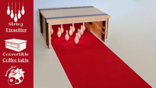 DUCKLING PIN : bowling at home 🎳 and beautiful coffee table