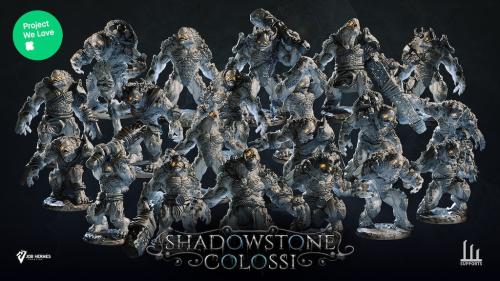 Shadowstone Colossi - STL s for 3D printing