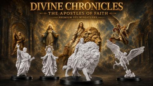 Divine Chronicles: The Apostles of Faith — Premium STL