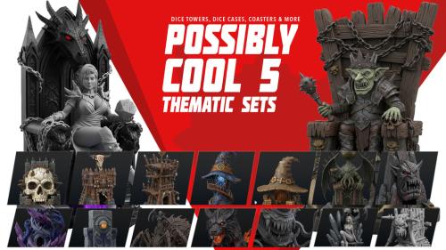 Cool Dice Towers 5 - Thematic Sets