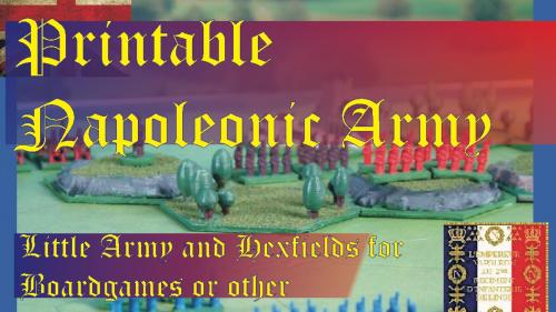 Printable Tabletop Napoleonic Soldier Units + terrain