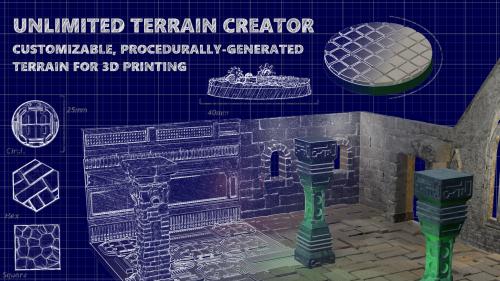 Unlimited Terrain Creator: Procedurally Generated 3D Models