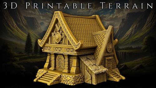 Stonecrest Lodge - 3D Printable Terrain